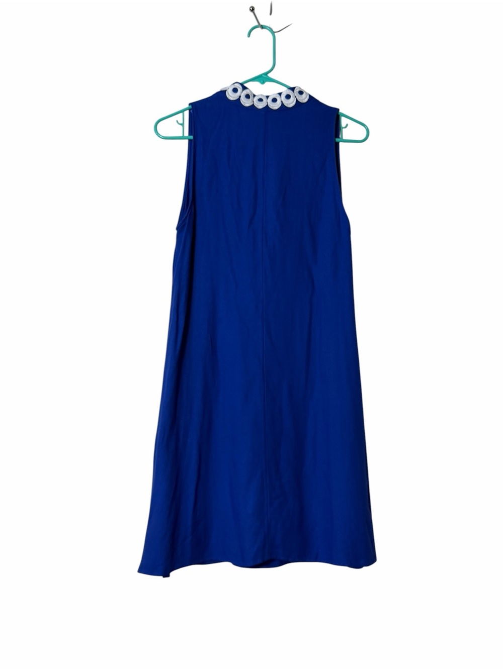 Lilly Pulitzer Jane Shift Dress Blue White Embroidered Size 6 Resortwear Coastal - Picture 6 of 7